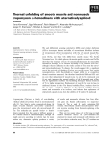 Báo cáo khoa học: Thermal unfolding of smooth muscle and nonmuscle tropomyosin a-homodimers with alternatively spliced exons