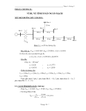 PHẦN2- CHƯƠNG II : VÍ DỤ VỀ TÍNH TOÁN NGẮN MẠCH