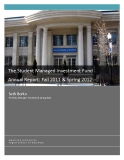 THE STUDENT MANAGED INVESTMENT FUND ANNUAL REPORT: FALL 2011 & SPRING 2012