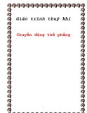 Giáo trình thuỷ khí _ Chuyển động thế phẳng