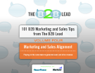  Tài liệu : 101 B2B Marketing and Sales Tips  from The B2B Lead