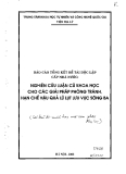 Nghiên cứu luận cứ khoa học cho các giải pháp phòng tránh hạn chế lũ lụt lưu vực sông Ba