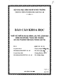 Thiết kế thiết bị đo kênh, lưu trữ cảnh báo nồng độ khí độc trong môi trường do các phương tiện giao thông gây ra