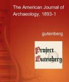 The American Journal of Archaeology, 1893-1