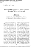 Financial development and economic growth