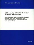 Epidemic Algorithms for Replicated Database Maintenance 