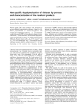 Báo cáo khóa học: Non-speciﬁc depolymerization of chitosan by pronase and characterization of the resultant products