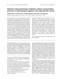 Báo cáo khóa học:  Nonlysine-analog plasminogen modulators promote autoproteolytic generation of plasmin(ogen) fragments with angiostatin-like activity