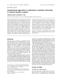 Báo cáo khoa học: Computational approaches to understand a-conotoxin interactions at neuronal nicotinic receptors