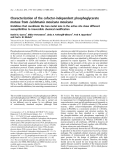 Báo cáo khoa học: Characterization of the cofactor-independent phosphoglycerate mutase from Leishmania mexicana mexicana