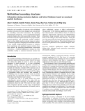 Báo cáo khoa học: Well-deﬁned secondary structures Information-storing molecular duplexes and helical foldamers based on unnatural peptide backbones