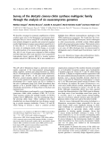 Báo cáo khoa học: Survey of the Botrytis cinerea chitin synthase multigenic family through the analysis of six euascomycetes genomes