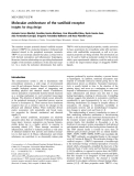 Báo cáo khoa học: Molecular architecture of the vanilloid receptor Insights for drug design