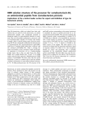 Báo cáo khoa học: MR solution structure of the precursor for carnobacteriocin B2, an antimicrobial peptide fromCarnobacterium piscicola Implications of the a-helical leader section for export and inhibition of type IIa bacteriocin activity