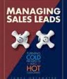    ADAPTING TOTAL QUALITY MANAGEMENT TECHNIQUES TO THE  DISCIPLINE OF SALES LEAD MANAGEMENT