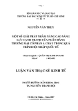 Luận văn đề tài :  Một số giải pháp nhằm nâng cao năng lực cạnh tranh tại ngân hàng Á Châu trong xu thế hội nhập