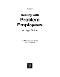 Dealing with Problem Employees: A Legal Guide