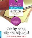 Các kỹ năng tiếp thị hiệu quả (1): Lời giới thiệu