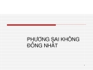 Phương Sai Không Đồng Nhất