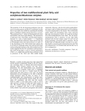 Báo cáo khoa học:  Properties of two multifunctional plant fatty acid acetylenase/desaturase enzymes