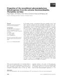 Báo cáo khoa học: Properties of the recombinant glucose⁄galactose dehydrogenase from the extreme thermoacidophile, Picrophilus torridus