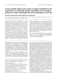 Báo cáo khoa học: A novel coupled enzyme assay reveals an enzyme responsible for the deamination of a chemically unstable intermediate in the metabolic pathway of 4-amino-3-hydroxybenzoic acid inBordetellasp. strain 10d