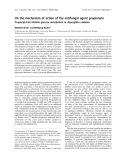 Báo cáo khoa học:  On the mechanism of action of the antifungal agent propionate Propionyl-CoA inhibits glucose metabolism in Aspergillus nidulans