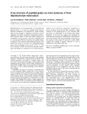 Báo cáo khoa học:  X-ray structure of peptidyl-prolyl cis–trans isomerase A from Mycobacterium tuberculosis