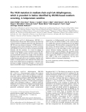 Báo cáo khoa học: The Y42H mutation in medium-chain acyl-CoA dehydrogenase, which is prevalent in babies identiﬁed by MS/MS-based newborn screening, is temperature sensitiv