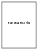 Cơm chiên thập cẩm