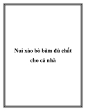 Nui xào bò băm đủ chất cho cả nhà