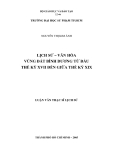 LUẬN VĂN THẠC SĨ: LỊCH SỬ – VĂN HÓA VÙNG ĐẤT BÌNH DƯƠNG TỪ ĐẦU THẾ KỶ XVII ĐẾN GIỮA THẾ KỶ XIX