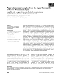 Báo cáo khoa học: Aspartate transcarbamylase from the hyperthermophilic archaeonPyrococcus abyssi Insights into cooperative and allosteric mechanisms