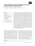 Báo cáo khoa học: Control analysis as a tool to understand the formation of the las operon in Lactococcus lactis