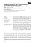 Báo cáo khoa học: Introduction of extended LEC14-type branching into core-fucosylated biantennary N-glycan Glycoengineering for enhanced cell binding and serum clearance of the neoglycoprotein