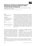 Báo cáo khoa học: Silencing the expression of mitochondrial acyl-CoA thioesterase I and acyl-CoA synthetase 4 inhibits hormone-induced steroidogenesis
