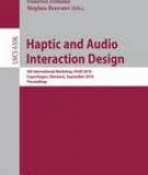 An Audio-Haptic Aesthetic Framework Influenced by  Visual Theory 