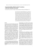 Báo cáo khoa học: "Comprehensibility of Machine-aided Translations of Russian Scientific Documents"