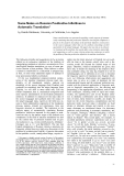 Báo cáo khoa học: "Some Notes on Russian Predicative Infinitives in Automatic Translation"