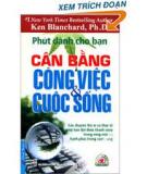 Bí quyết cân bằng công việc và cuộc sống