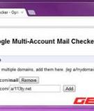 Kiểm tra nhiều tài khoản Gmail cùng lúc mà không cần đăng nhập