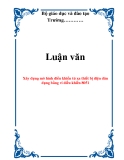  Luận văn: Xây dựng mô hình điều khiển từ xa thiết bị điện dân dụng bằng vi điều khiển 8051