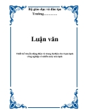 Luận văn: Thiết kế truyền động điện và trang bị điện cho trạm lạnh công nghiệp có nhiều máy nén lạnh