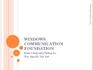 Windows communication foundation -WCF