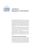 Plant physiology - Chapter  21  Cytokinins: Regulators of Cell Division