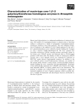 Báo cáo khoa học: Characterization of mucin-type core-1 b1-3 galactosyltransferase homologous enzymes in Drosophila melanogaster