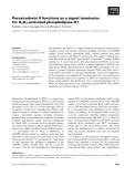 Báo cáo khoa học: Peroxiredoxin II functions as a signal terminator for H2O2-activated phospholipase D1