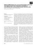 Báo cáo khoa học: Efﬁcient RNA ligation by reverse-joined hairpin ribozymes and engineering of twin ribozymes consisting of conventional and reverse-joined hairpin ribozyme units