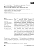 Báo cáo khoa học: The cytochrome P450scc system opens an alternate pathway of vitamin D3 metabolism