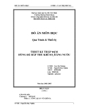 luận văn: THIẾT KẾ THÁP ĐỆM  DÙNG ĐỂ HẤP THU KHÍ SO2 BẰNG NƯỚC